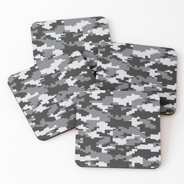 Item preview, Black And White Digital Camouflaged Pattern designed and sold by camostore23.