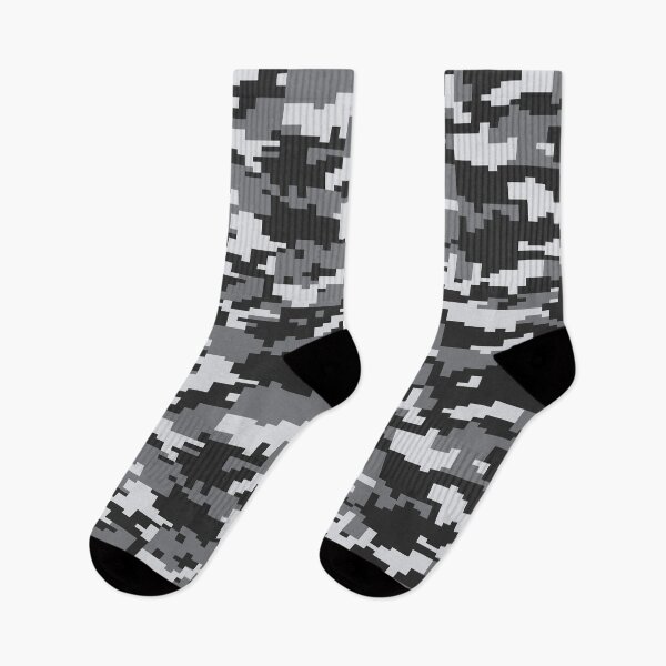 Item preview, Black And White Digital Camouflaged Pattern designed and sold by camostore23.