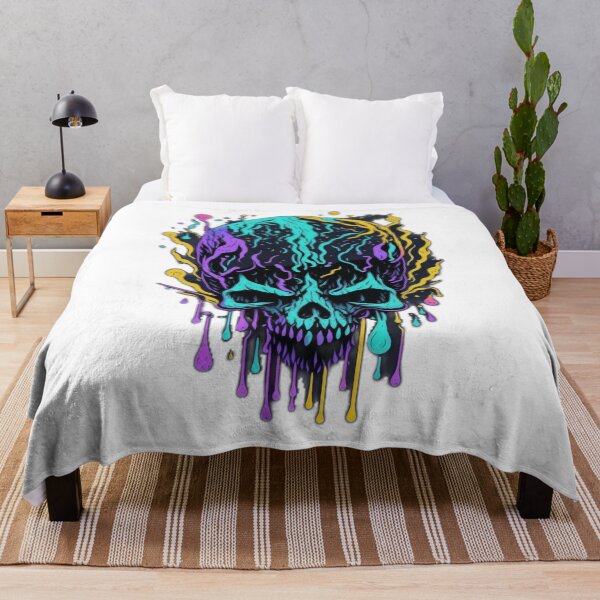 Item preview, Whimsical Magic Mushroom Skull Sticker designed and sold by RedArtG09.