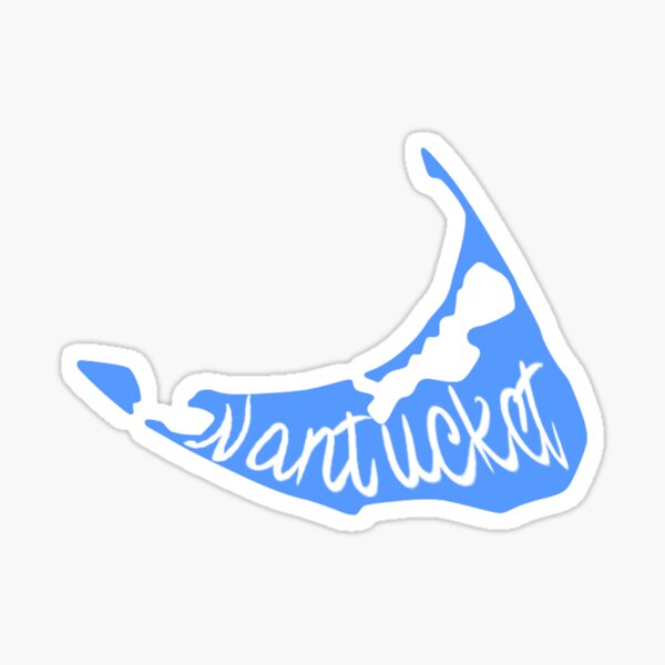 Nantucket Blue Island Sticker