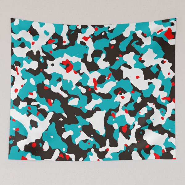 Item preview, Green Black Modern Camouflage Pattern designed and sold by camostore23.