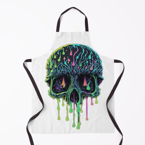 Artikelvorschau, Colorful Drippy Mushroom Skull Character Design entworfen und verkauft von RedArtG09.