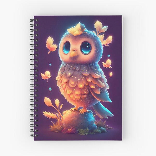 Item preview, Ai Generated Cute Spirit Bird Whispermist designed and sold by AiArtMerch.