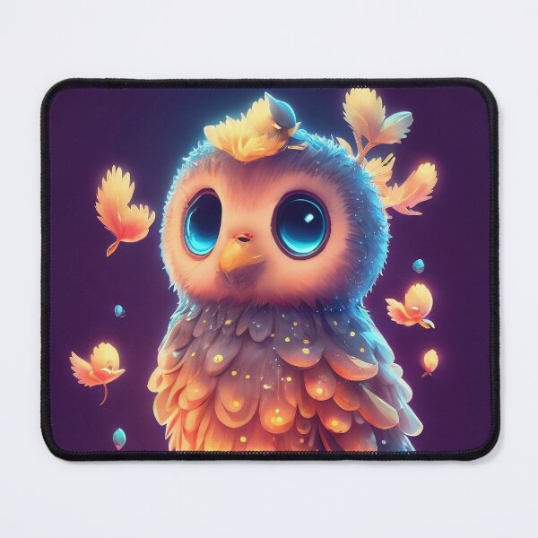 Item preview, Ai Generated Cute Spirit Bird Whispermist designed and sold by AiArtMerch.