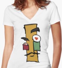 Funny Latin Lover Women's Fitted V-Neck T-Shirt