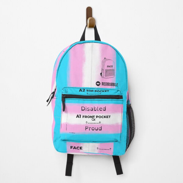 Item preview, Disabled & Proud - Trans Pride designed and sold by CripRevolution.