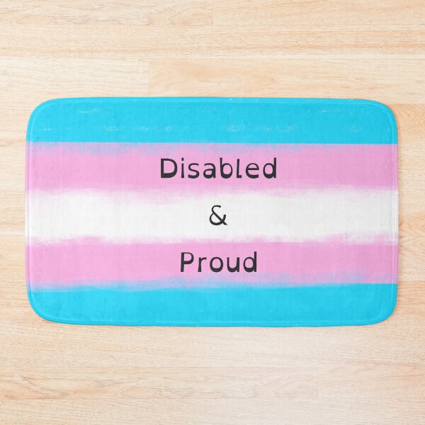 Item preview, Disabled & Proud - Trans Pride  designed and sold by CripRevolution.