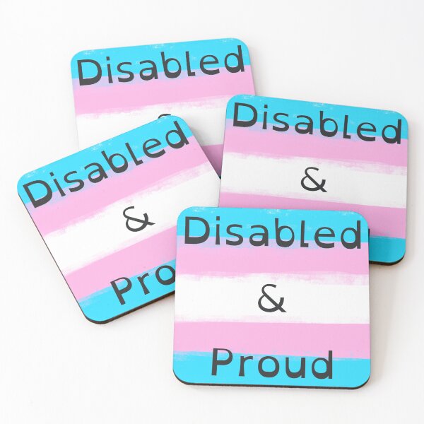 Item preview, Disabled & Proud - Trans Pride  designed and sold by CripRevolution.