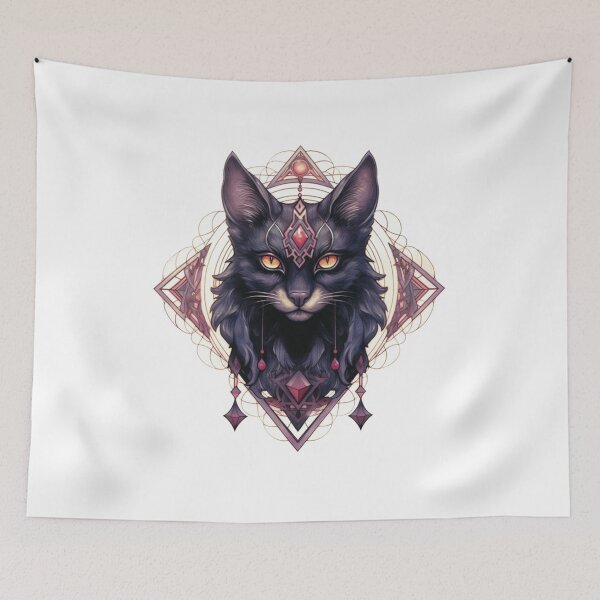 Item preview, Enchanted Whiskers: Embrace the Magic of a Magical Cat in Art designed and sold by veinmerch.