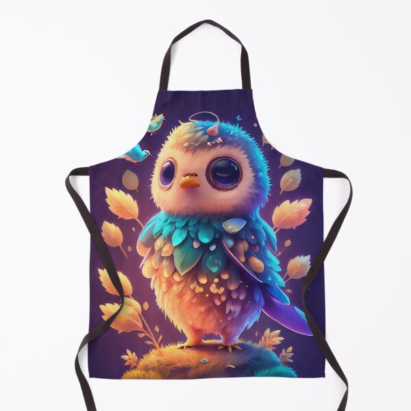 Item preview, Ai Generated Cute Spirit Bird Serenavoice designed and sold by AiArtMerch.