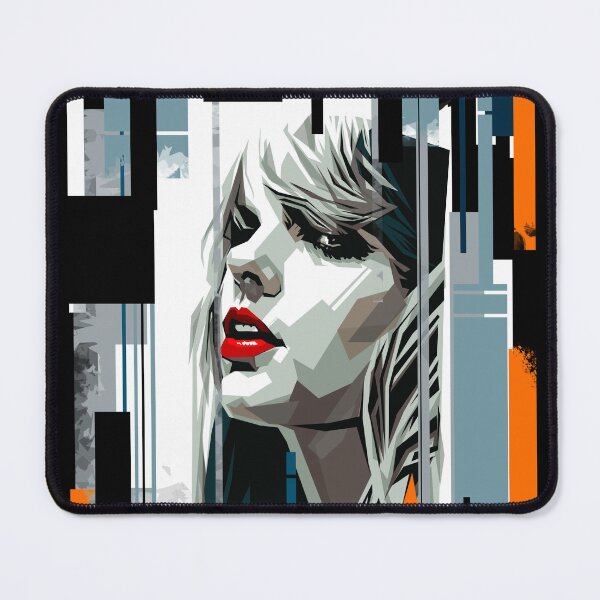 Item preview, Abstract pop art portrait of a beautiful woman designed and sold by IcalsaidArt.