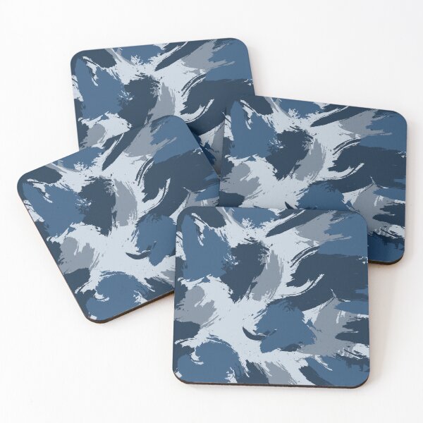 Item preview, Navy Sea Blue Camouflage Pattern designed and sold by camostore23.