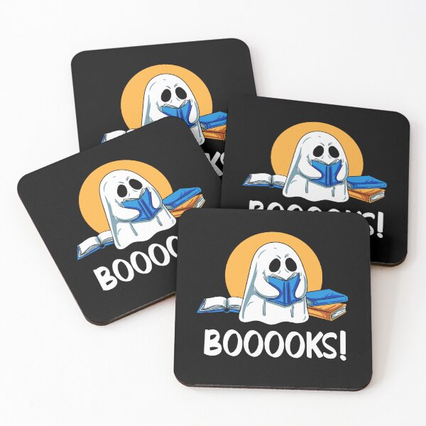 Item preview, Halloween Book Ghost Bookworm Booknerd Reading  designed and sold by Pubi.
