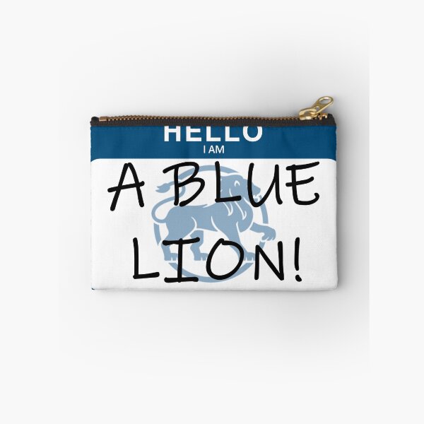 Item preview, MHC Blue Lion Name Tag designed and sold by SpoonDealer.