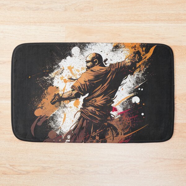 Item preview, Watercolor Monk Fighter - Spiritual Artwork designed and sold by JojoArtEvo.