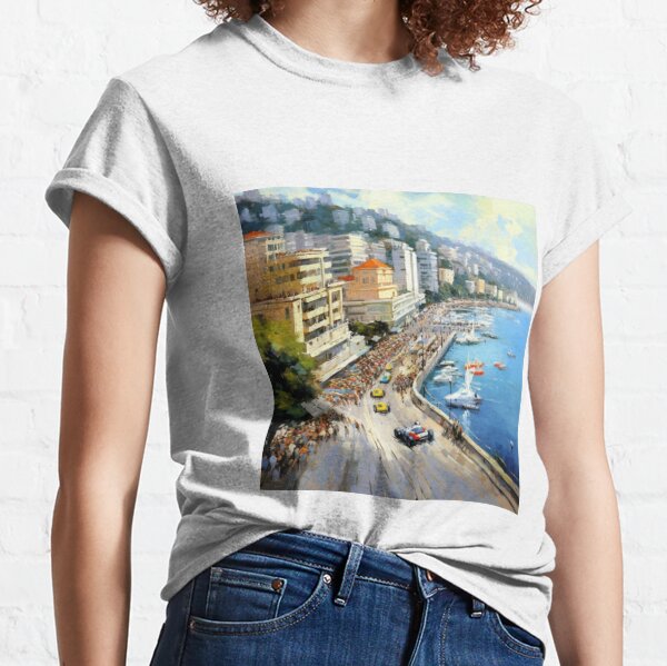 Impressionismus beim Großen Preis von Monaco: Rennspaß und künstlerische Pracht vereint Classic T-Shirt