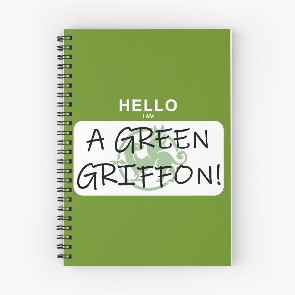 Item preview, MHC Green Griffon Name Tag designed and sold by SpoonDealer.