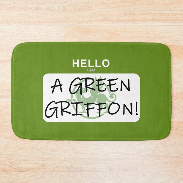 Item preview, MHC Green Griffon Name Tag designed and sold by SpoonDealer.