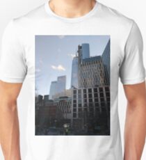Street, City, Buildings, Photo, Day, Trees Unisex T-Shirt