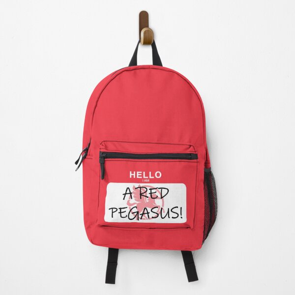 Item preview, MHC Red Pegasus Name Tag designed and sold by SpoonDealer.
