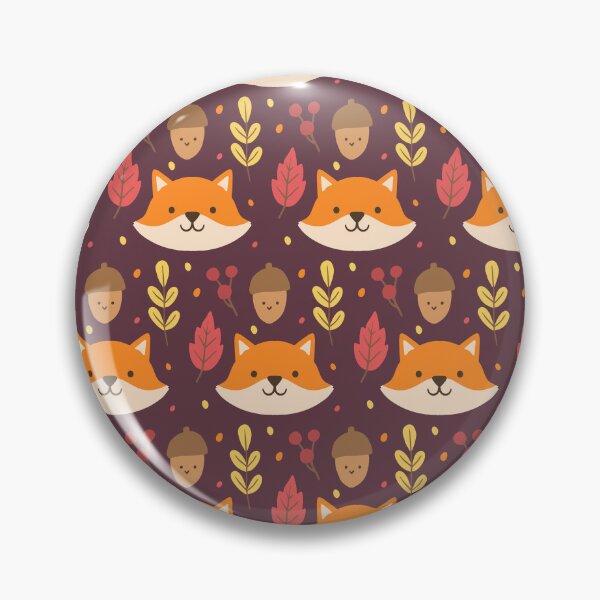 Item preview, Lindo zorro patrón de otoño designed and sold by OneCreativeArt.