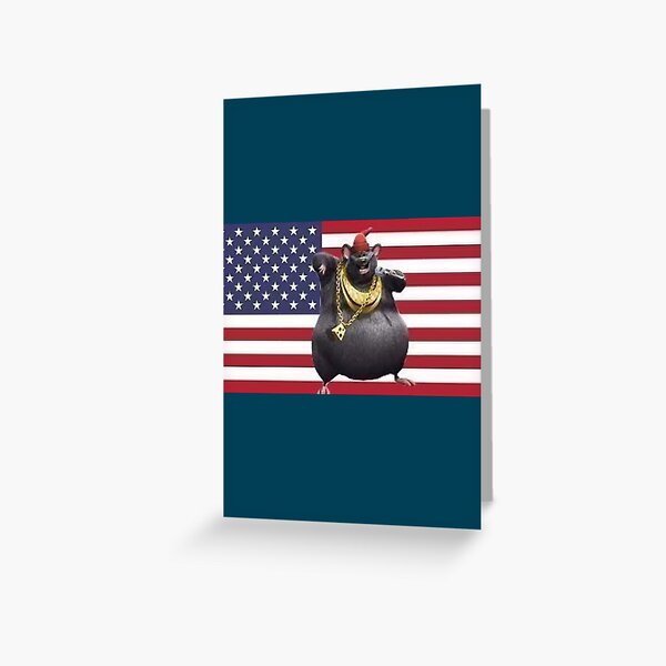 biggie cheese Greeting Card by lghafour