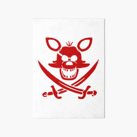 FNAF Foxy the Pirate 5x7in Art Print 