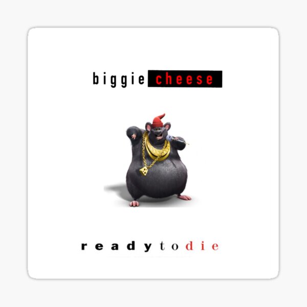 Pegatina for Sale con la obra «Biggie Cheese Sr. Boombastic Retro» de  bridgingbar38