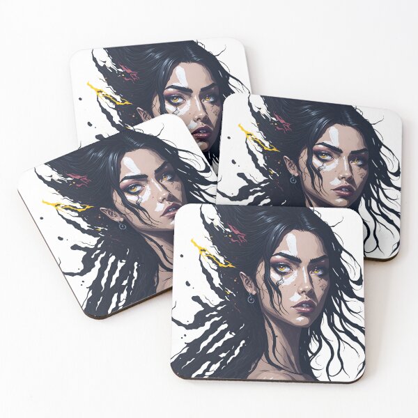 Item preview, Beautiful woman color paint splash. designed and sold by Amorndetch.