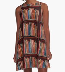 Mini library ~ of Classic books A-Line Dress