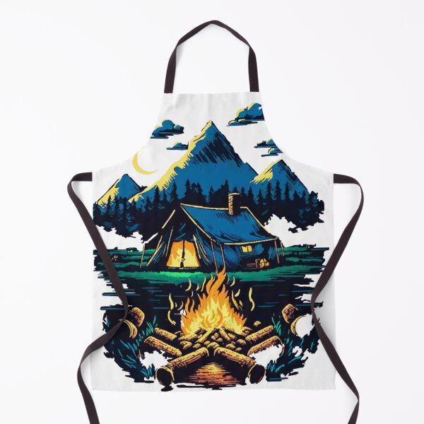 Item preview, Explore Nature's Haven with Our Captivating Camping Village Design designed and sold by JojoArtEvo.