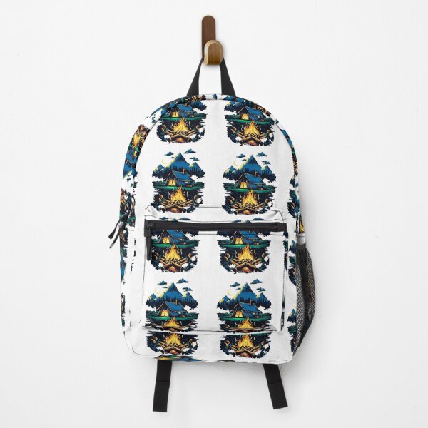 Item preview, Explore Nature's Haven with Our Captivating Camping Village Design designed and sold by JojoArtEvo.