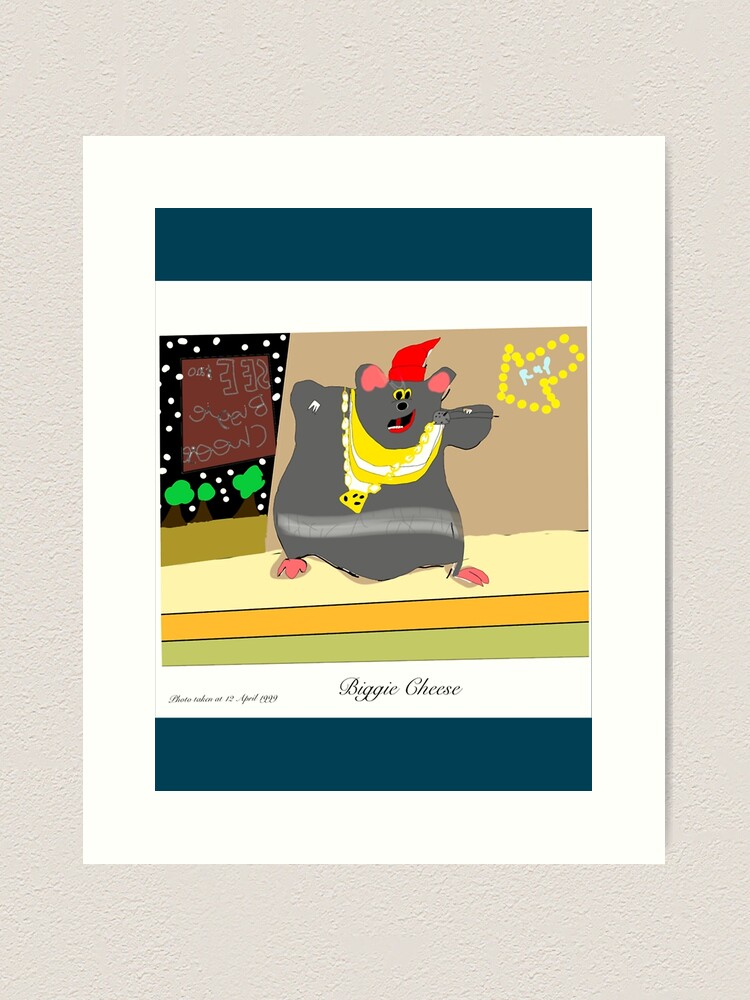 Biggie Cheese-Funny  Art Board Print for Sale by MedfordTShirtCo