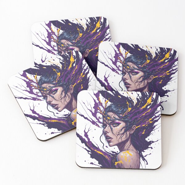 Item preview, Beautiful woman color paint splash. designed and sold by Amorndetch.