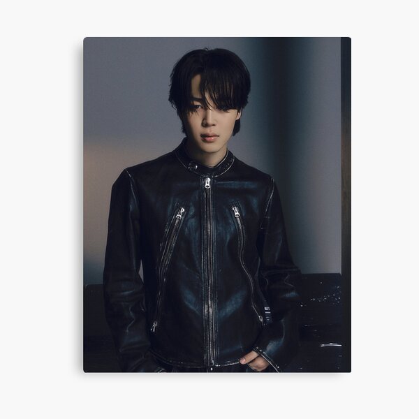 White Collared Two-Way Zip Jacket | Jungkook - BTS L