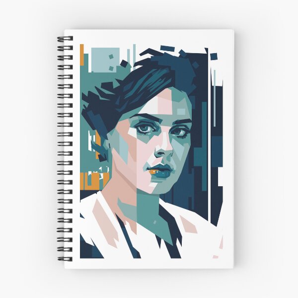 Item preview, A beautiful woman in abstract wpap portrait  designed and sold by IcalsaidArt.