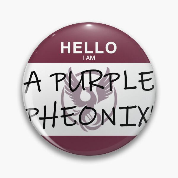 Item preview, MHC Purple Pheonix Name Tag designed and sold by SpoonDealer.