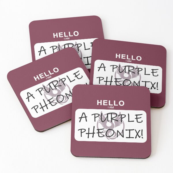 Item preview, MHC Purple Pheonix Name Tag designed and sold by SpoonDealer.