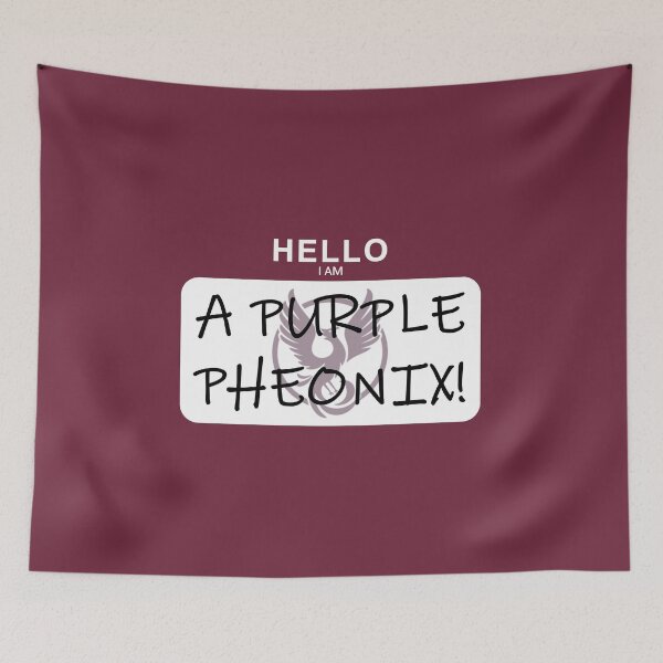 Item preview, MHC Purple Pheonix Name Tag designed and sold by SpoonDealer.