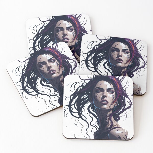 Item preview, Beautiful woman color paint splash. designed and sold by Amorndetch.