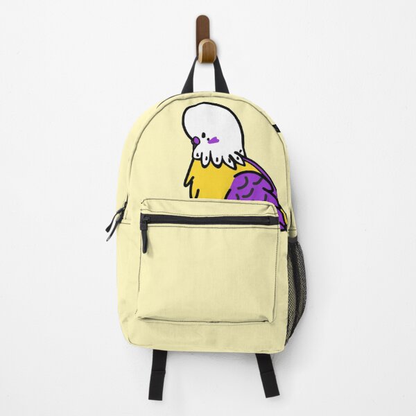 Item preview, Lovely Budgies - Nonbinary Pride designed and sold by ClumsyPillbug.