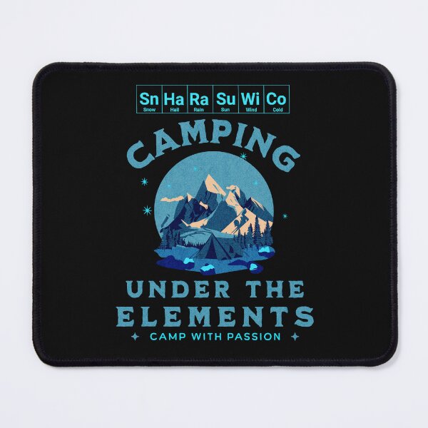 Item preview, Camping Under The Elements. Camp with Passion designed and sold by Printriff.