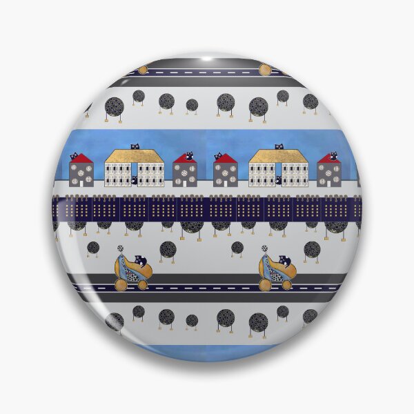 Item preview, Naive Scene with One Cat on a Ritzy Ride  designed and sold by ImperialLily.