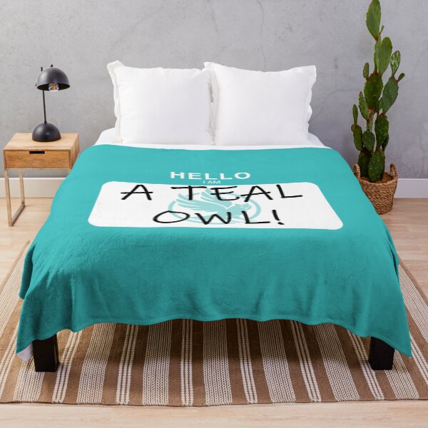 Item preview, MHC Teal Owl Name Tag designed and sold by SpoonDealer.