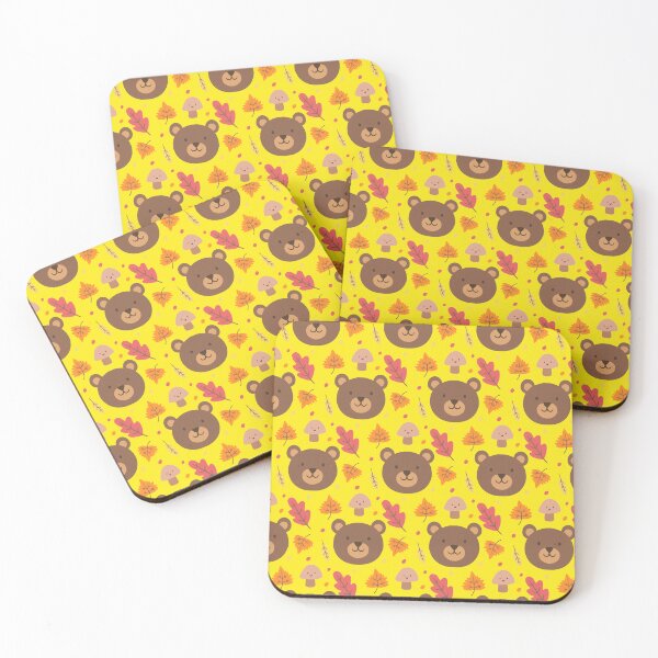 Item preview, Cute Bear Autmn Pattern designed and sold by OneCreativeArt.