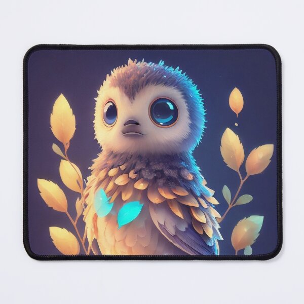 Item preview, Ai Generated Cute Spirit Bird Aetherwing designed and sold by AiArtMerch.