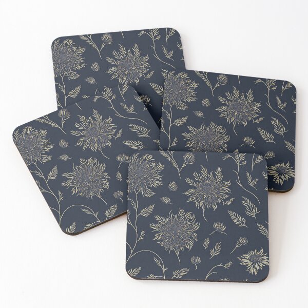 Item preview, Golden Color Floral Pattern designed and sold by DesignCentrum.