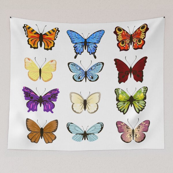 Item preview, Colorful butterfly set designed and sold by DigiHouse.