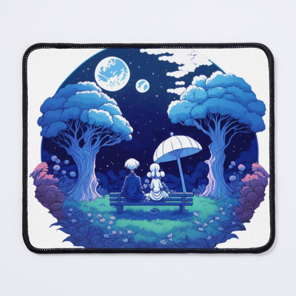 Item preview, Mystical Garden under the Dark Moon Sky designed and sold by JojoArtEvo.