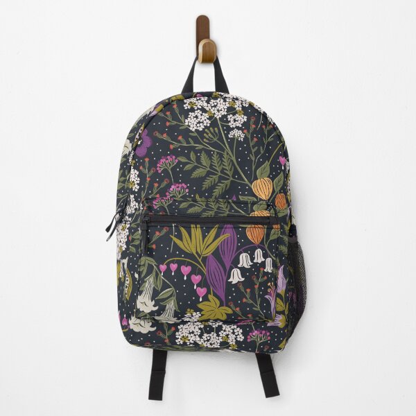 Item preview, Pretty poisonous perennial flowers featuring deadly nightshade belladonna, hemlock, lily of the valley, angels trumpets, Chinese lanterns and foxglove designed and sold by sallymountain.